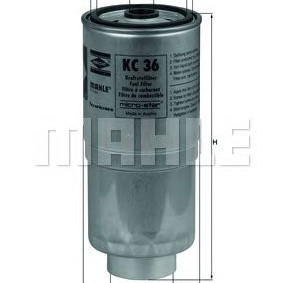 Filter za gorivo MAHLE KC 36