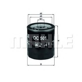 Filter za ulje MAHLE OC 501